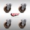 Service Caster 4 Inch SS High Temp Glass Filled Nylon Wheel Swivel Bolt Hole Caster Set SCC SCC-SSBH20S414-GFNSHT-4 - alternate 6